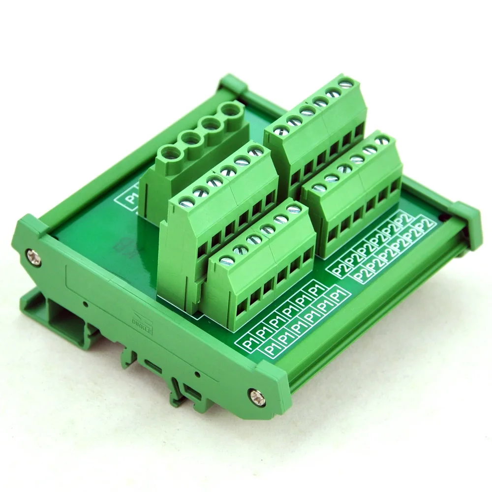 DIN рейку 12 позиционный распределительный модуль питания