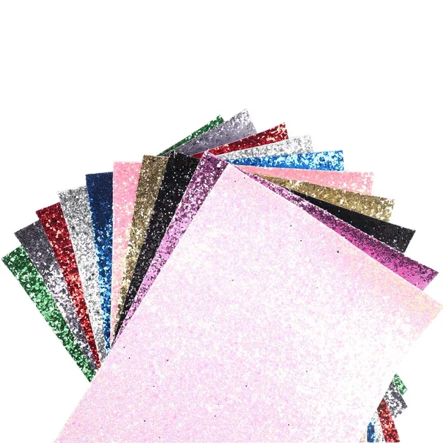 22CM 30CM Chunky Glitter Fabric Shiny Laser Sequins Patchwork DIY Bag Shoes Accessories Fabric Handmade Phone 22CM*30CM Chunky Glitter Fabric Shiny Laser Sequins Patchwork DIY Bag Shoes Accessories Fabric Handmade Phone Case Material