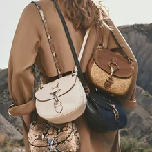 Сумка-седло, роскошные сумки, дизайнерские сумки через плечо для женщин, сумка-слинг, сумки, кожа, пэчворк, солома и кожа, сумка на плечо