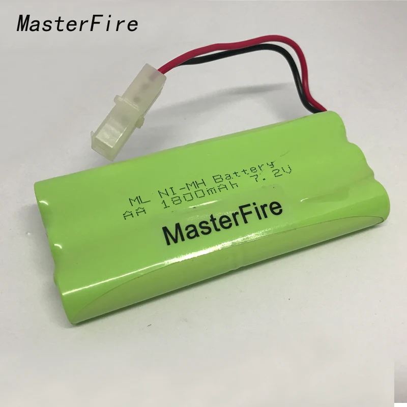

MasterFire 5PACK/LOT New Original 7.2V AA Ni-MH 1800mAh Battery Pack Rechargeable Batteries with Plugs