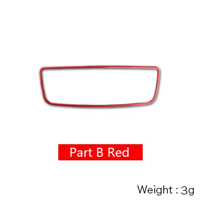 Part B Red Скорость полета для Mercedes Benz W212 аксессуары W212 Mercedes AMG наклейка для W212 внутренняя отделка автомобиля Чтение светлый купол рамка - Название цвета: Part B Red