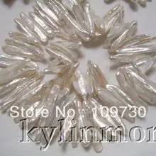 Ювелирные изделия 00522 5x28mm-6x42mm белый возрождается кеши Biwa перл 1"