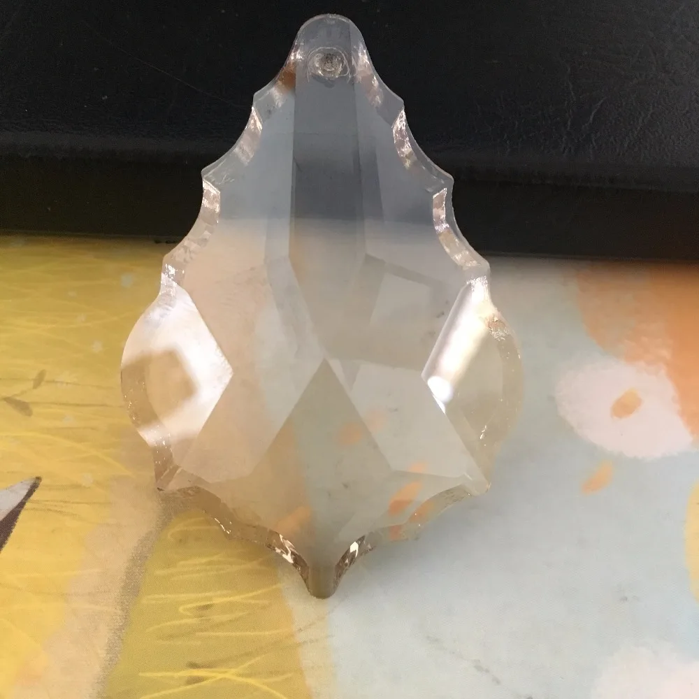 Висячие Подвески 17 шт./лот 63 мм барокко Кленовый лист Suncatcher коньяк Подвеска из