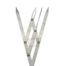 Перманентный макияж татуировки линейка для бровей измерительный инструмент металлический баланс бровей линейка формовочный трафарет Инструменты