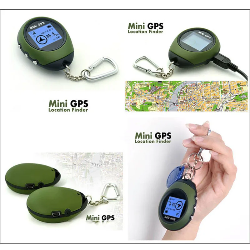 ANSTAR Mini GPS Tracker Portable Handheld Navigator GPS Locator For Tourists Locator Compass For Outdoor Sport And Travel