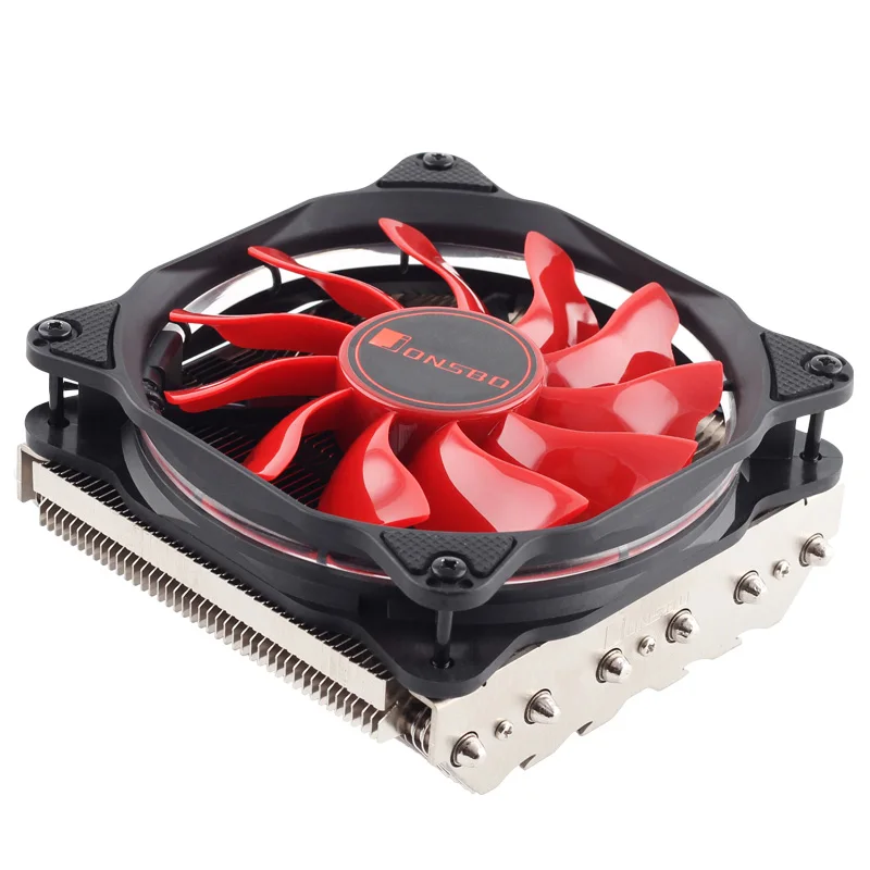 JONSBO HP-625 Under pressure 6 heat pipe heat sink 12CM luminous fan jonsbo cr 201 4 cpu 12cm heat pipe radiator side led fan