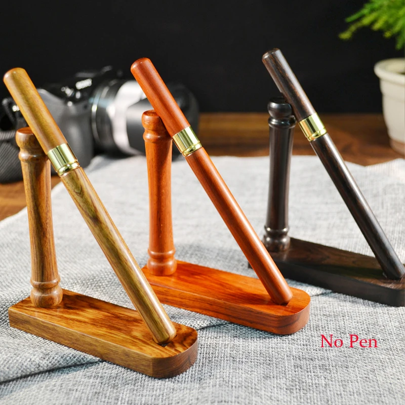 Chinese Element Wooden Pen Holder Single Wooden Foutain pen Signature