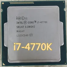Intel Core i7 4770K i7-4770K SR147 3,5 ГГц четырехъядерный процессор Intel I7-4770K для настольных ПК