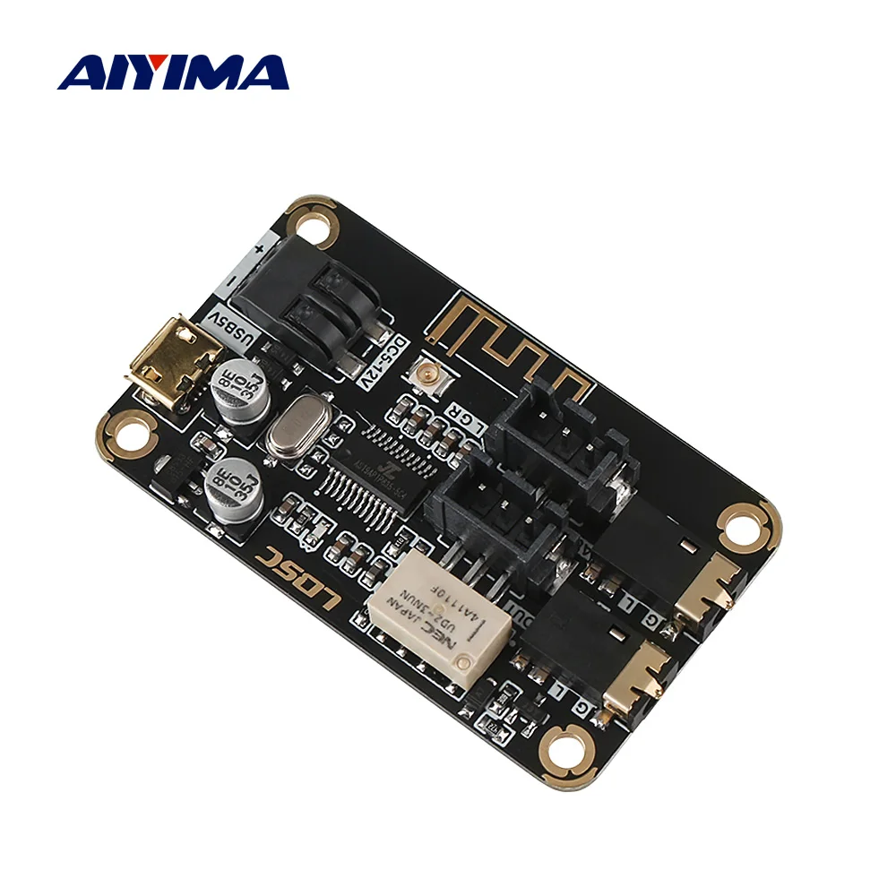 AIYIMA Bluetooth 4,2 декодер аудио Плата стерео DIY динамик MP3-плеер декодирующий ресивер модуль AUX FLAC WAV для домашнего кинотеатра