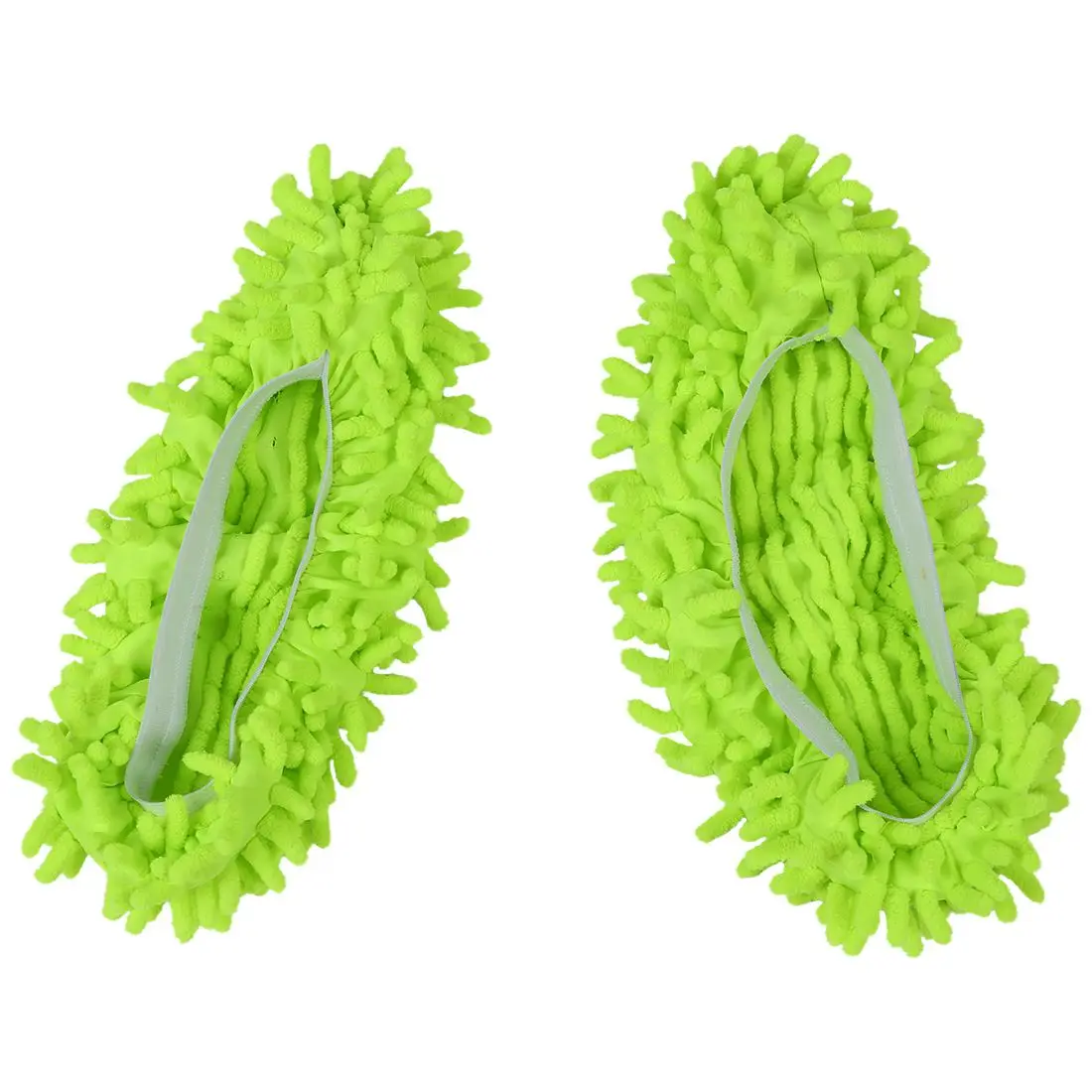 

ABDB Multi Function Chenille Fibre Washable Dust Mop Slippers Cleaning Shoes