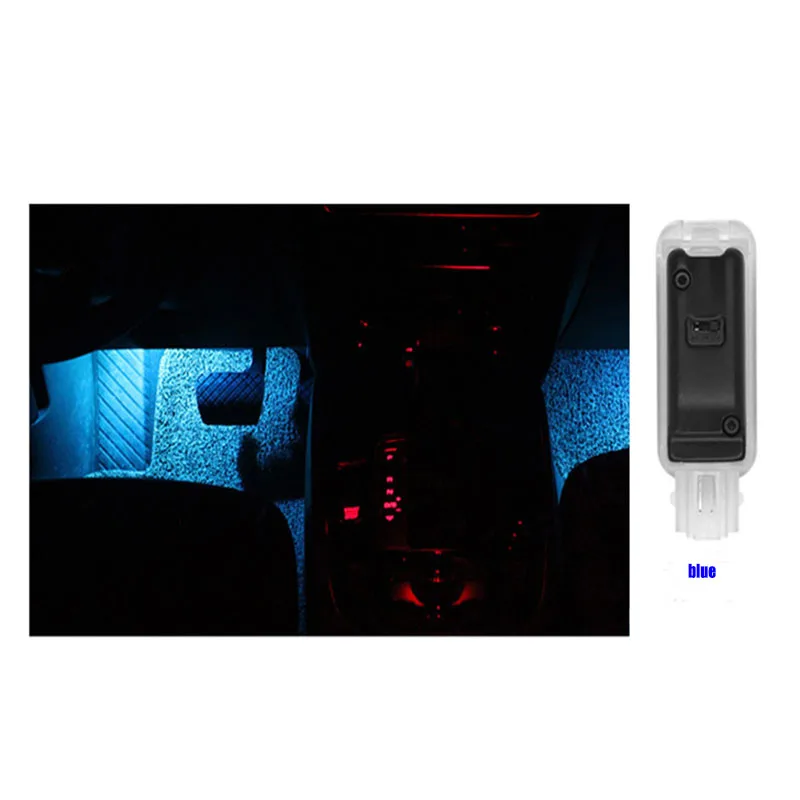 Тройная переключаемая цветная светодиодная подсветка Footwell внутренняя для ног