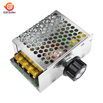 

Professional 4000W 220V High Power Voltage Regulator SCR Speed Controller Electronic LED dimmer Speed Regulator Thermostat HR