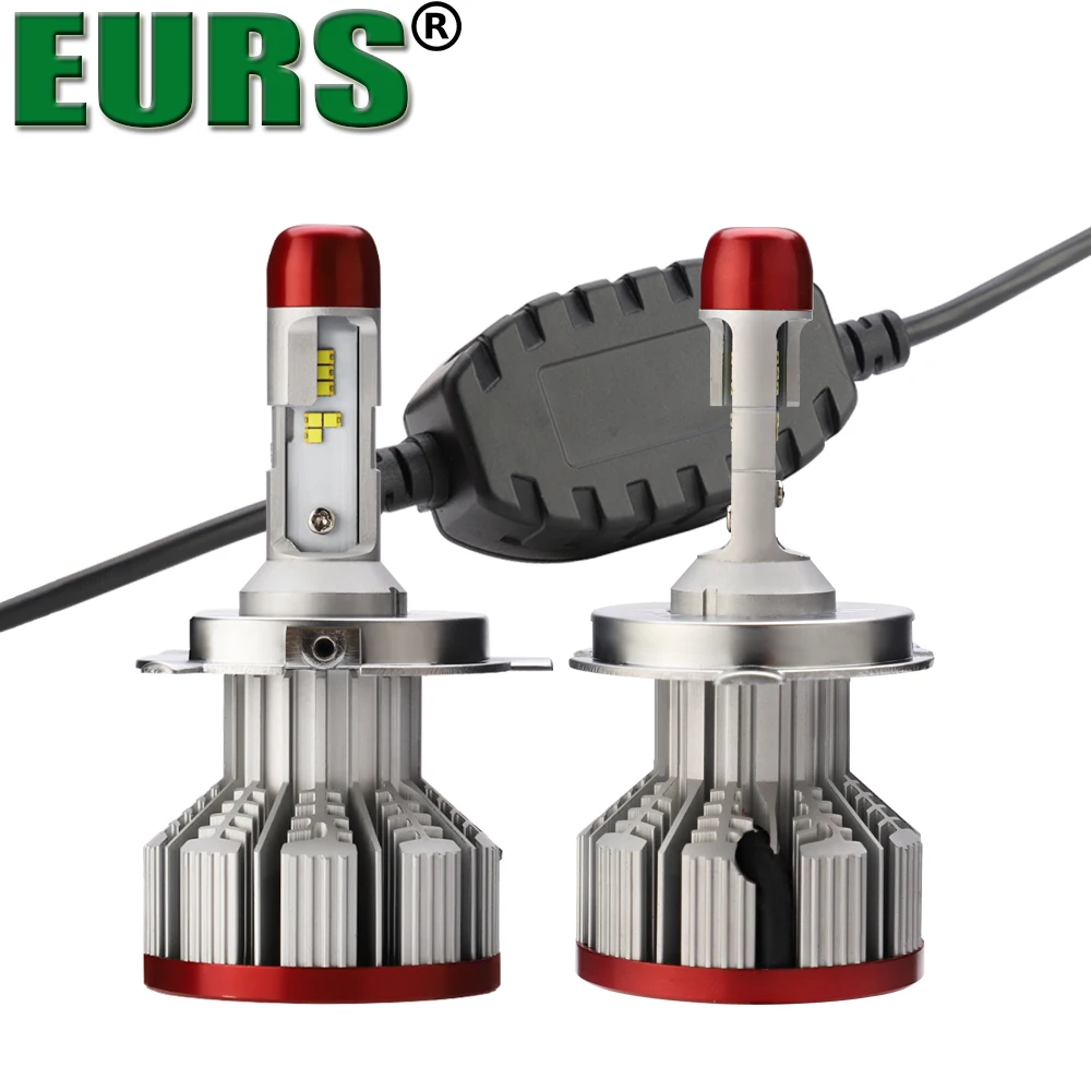 EURS 2PCS 3P H7 H4 LED H11 H1 9005 9006 9012 HB3 HB5 H3 32W Car Headlights Bulb Head Lamp Auto Fog Light 6000lm DC 9-32V | Автомобили и