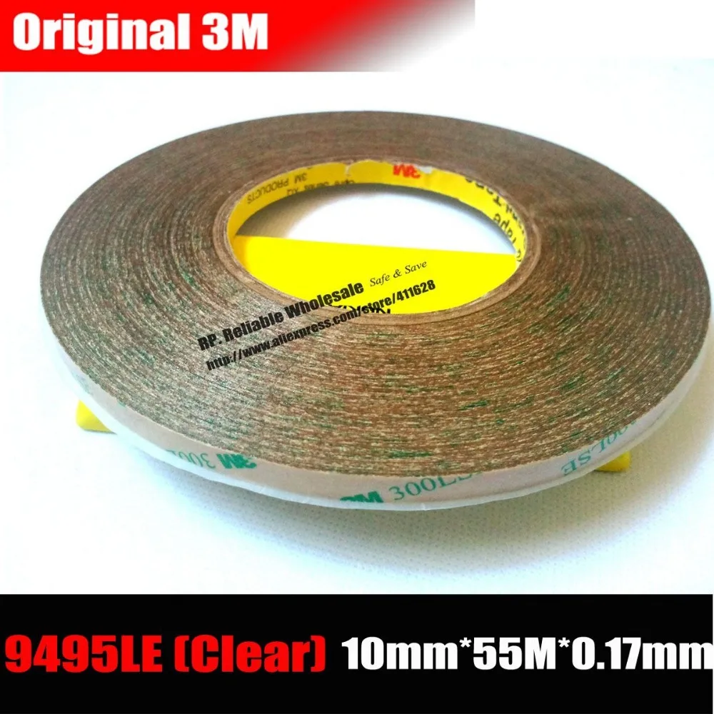 Original 3M 9495LE 300LSE 10mm Wide 55 Meters Long Double Sided Tape Extremely Strong Adhesive Lace