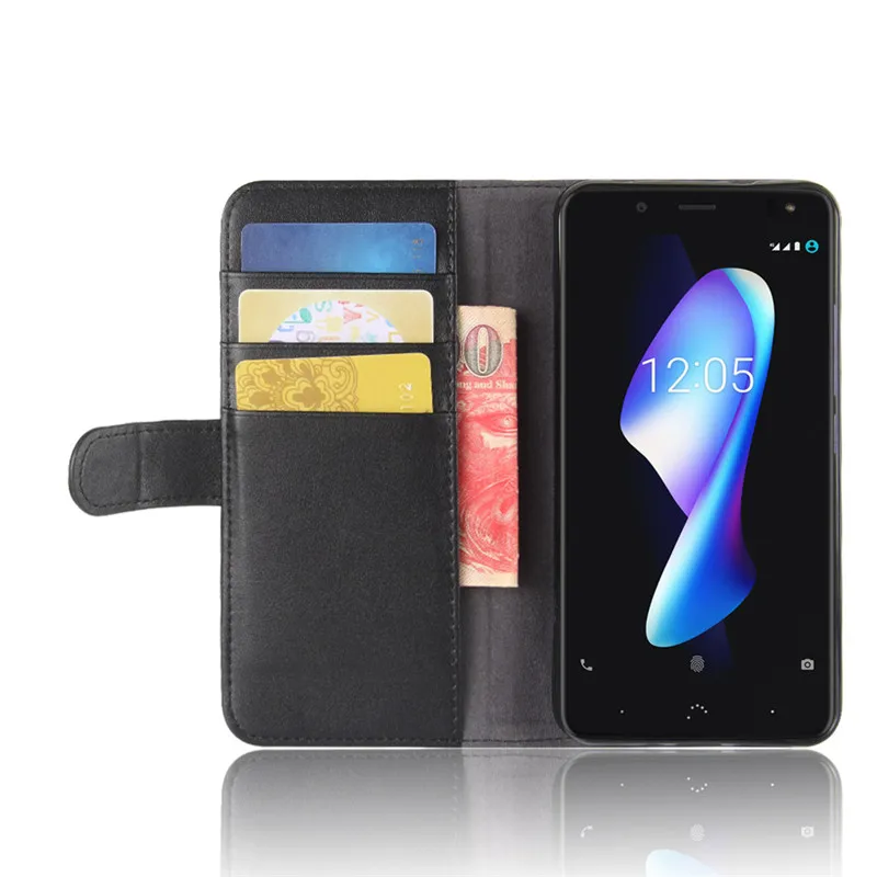 Для BQ Aquaris V Plus 5,5 дюймов Роскошный кошелек из натуральной кожи флип чехол для BQ Aquaris V Plus защитный обложка сумка