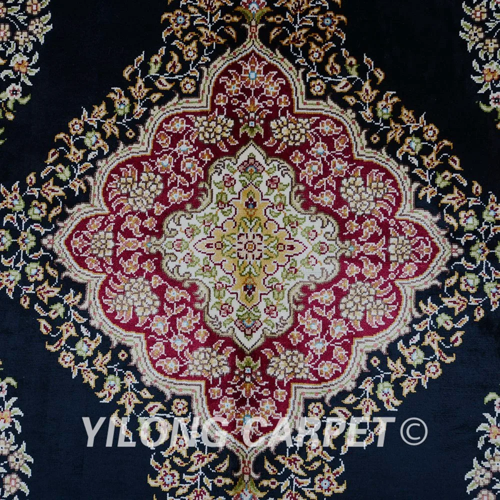 Yilong 3 'x 4 5' старинный Восточный четырехсезонный ковер изысканный сад ручной