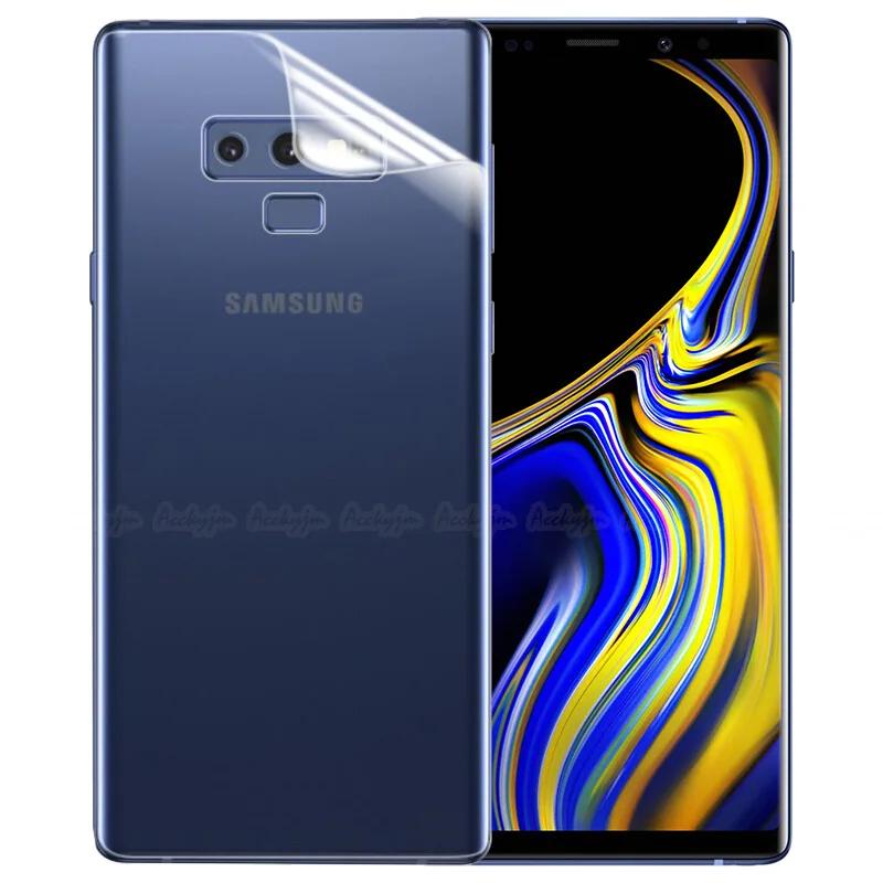 UVR 100 шт Для samsung Galaxy Note 9 8 пленка из мягкого ТПУ для S9 S8 Plus TPU защита экрана 3D полное покрытие прозрачная защитная пленка