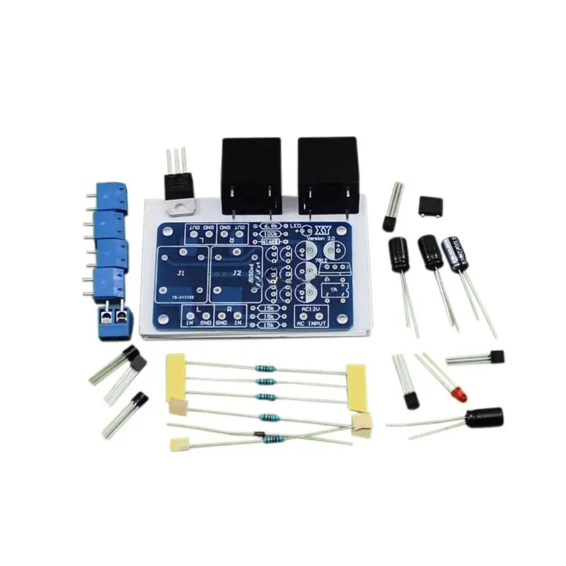 

1pcs Double relay power amplifier board Speaker Boot delay DC protection