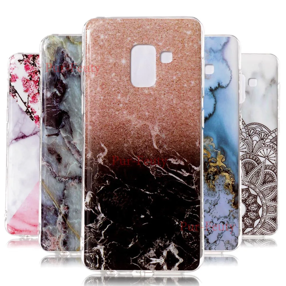 

for Samsung Galaxy A6 2018 A 600 A600 A600FN Silisone Soft TPU Marble Phone Cover For Samsung A6 A8 Plus J4 J6 2018 Phone Cases