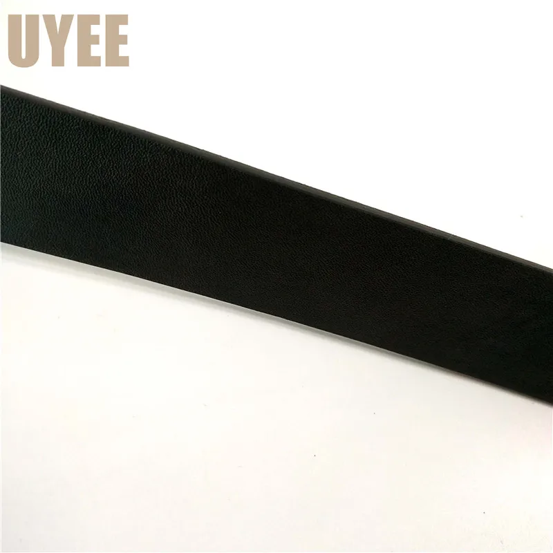 UYEE новая распродажа пряжки ремни женский горячий пояс для отдыха с большим уплотнительным кольцом металлическая пряжка кожаный черный ремень для джинсов LZ-007