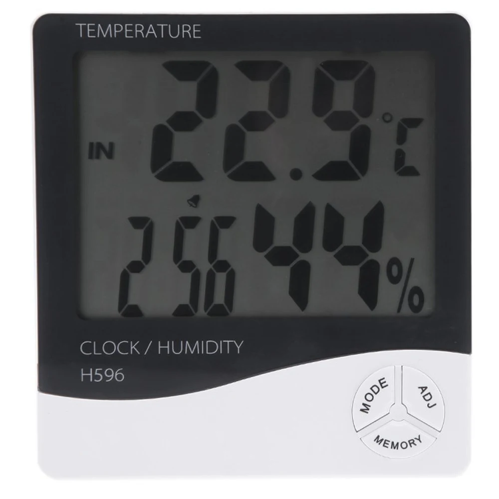 

KSOL Thermometer - 6 pieces of LCD Display Digital Thermometer Hygrometer Temperature measuring humidity indicator