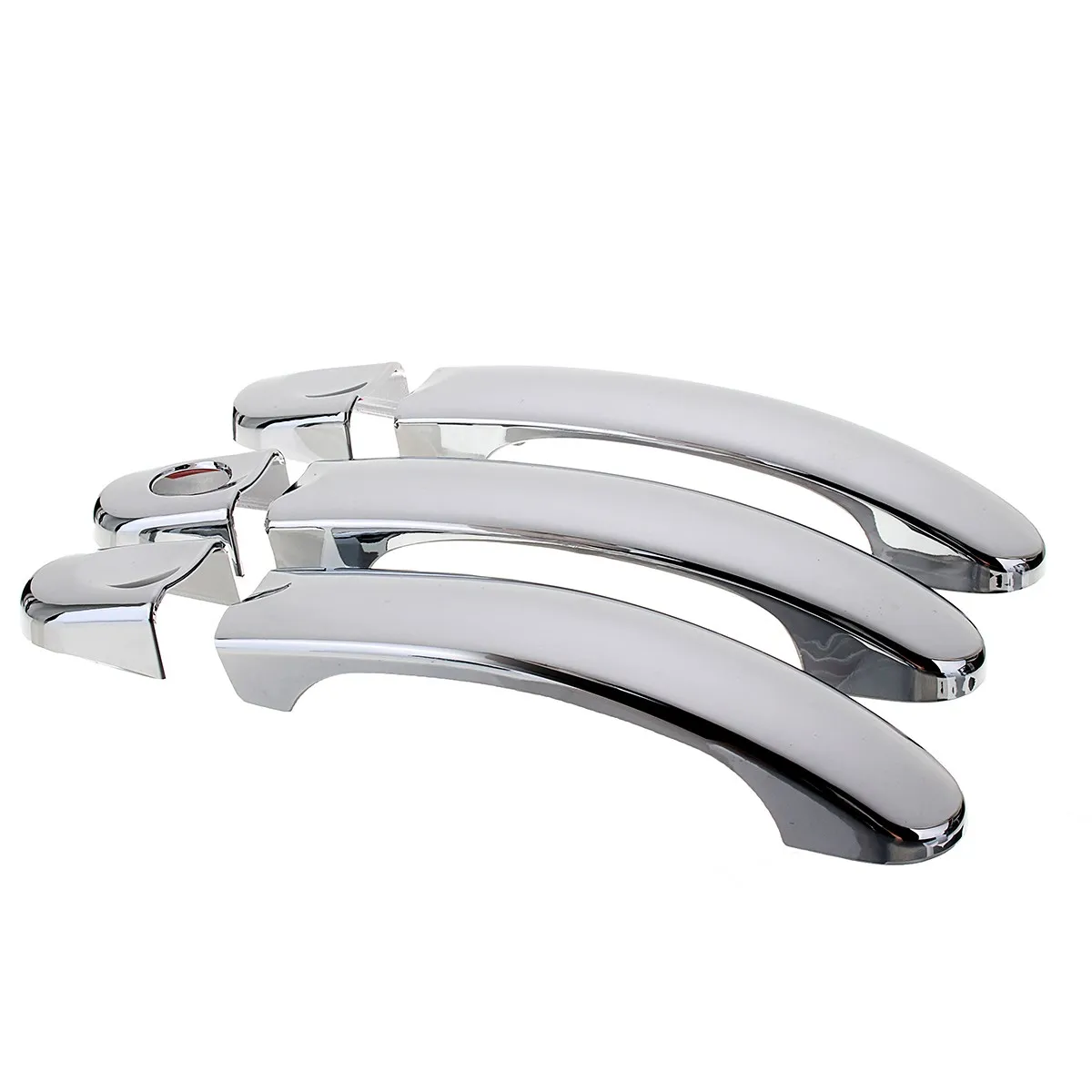 6x Chrome 3 Door Handle Cover Trim Set For VW Transporter T5 Caravelle Caddy Multivan 03 09in 6x Chrome 3 Door Handle Cover Trim Set For VW Transporter T5 Caravelle Caddy Multivan 03 09in
