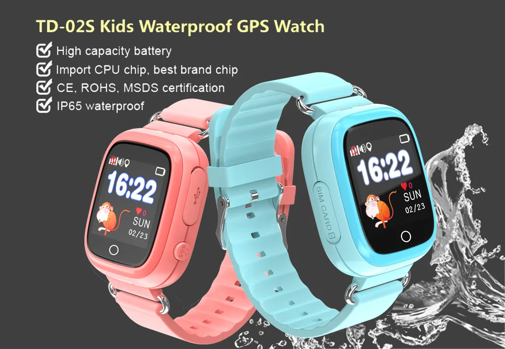 Умные часы Q90S, gps, Детские водонепроницаемые часы с функцией телефона, детские часы с цветным сенсорным экраном, wifi, SOS, умные детские часы, Android IOS
