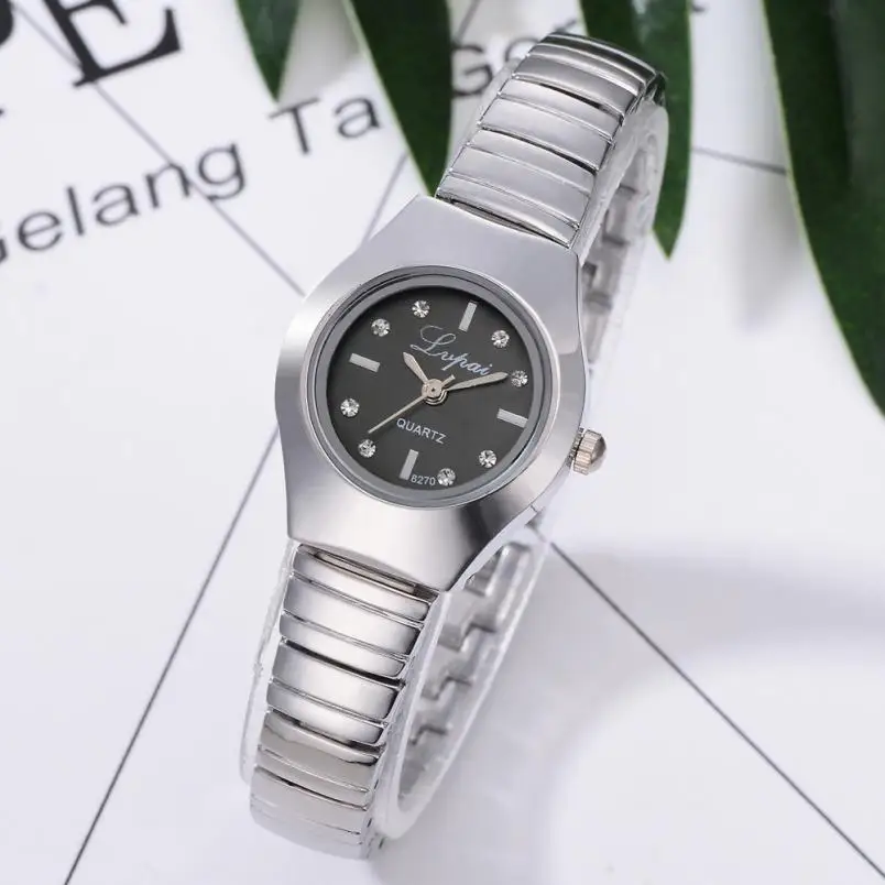 

Quartz Wristwatches Watch Women Stainless Steel Montre Femme Luxury Brand Diamond Bracelet Watches 17DEC11