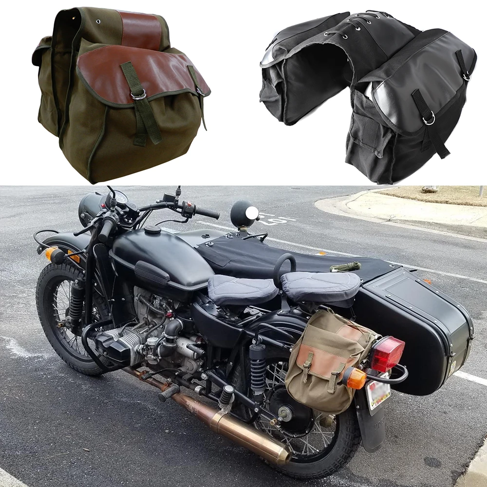 Motorcycle Bag Saddlebag Travel Knight Rider for Yamaha for BMW for Kawasaki motorcycle saddle bag Brown Black Motorcycle Parts