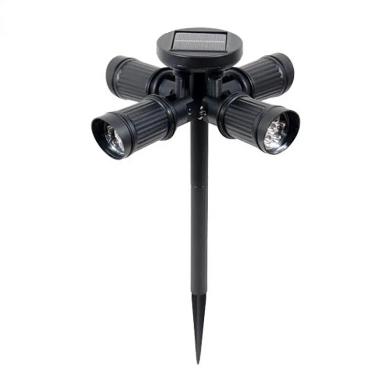 

Waterproof LED Solar Lawn Inserted Lights 28 led Four-headed Outdoor Garden Waterproof Lamp Energy Saving IP65 Emergency Garland