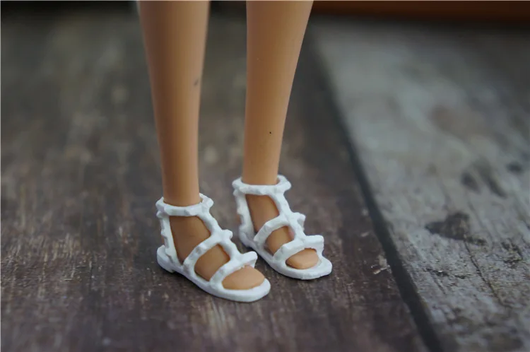Барби обувь для куклы Барби аксессуары для BJD игрушечная мини-кукла обувь для кукла Шэрон сапоги куклы кроссовки аксессуары - Цвет: 14