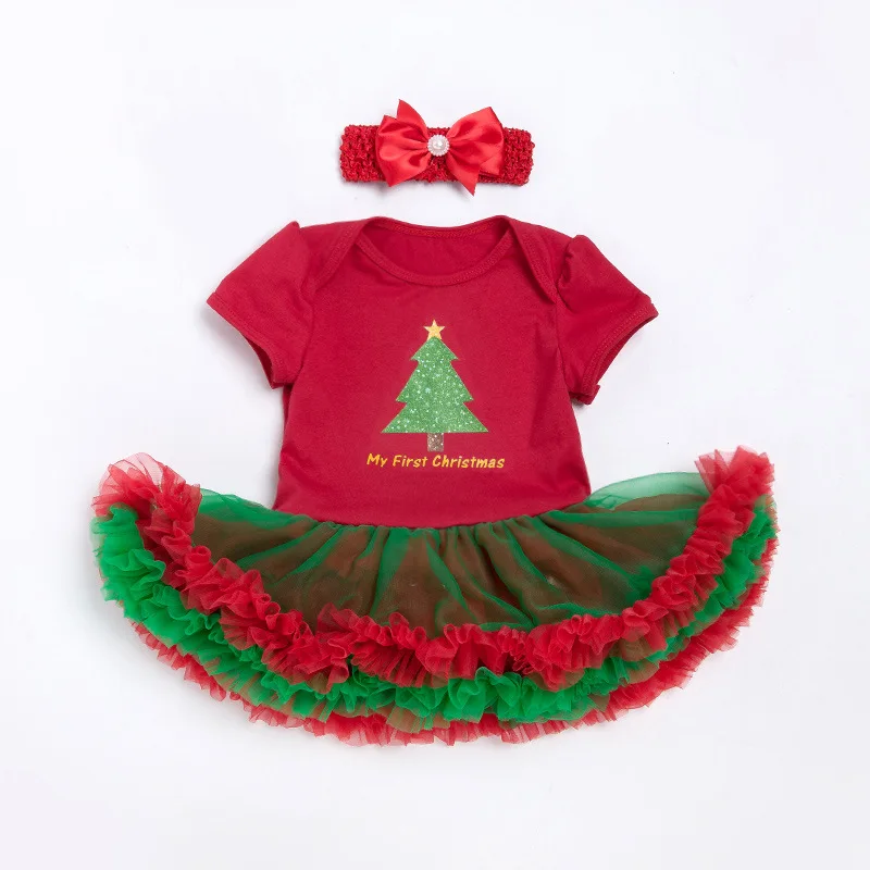 Рождественские детские комбинезоны; костюмы для девочек с Санта-Клаусом; одежда для маленьких девочек; комбинезон для новорожденных на год; подарки для костюмированной вечеринки