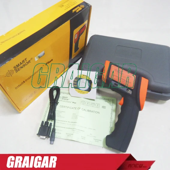 

Smart Sensor AR882+ High Temperature Noncontact Infrared Thermometer -18~1650C,0~3002F