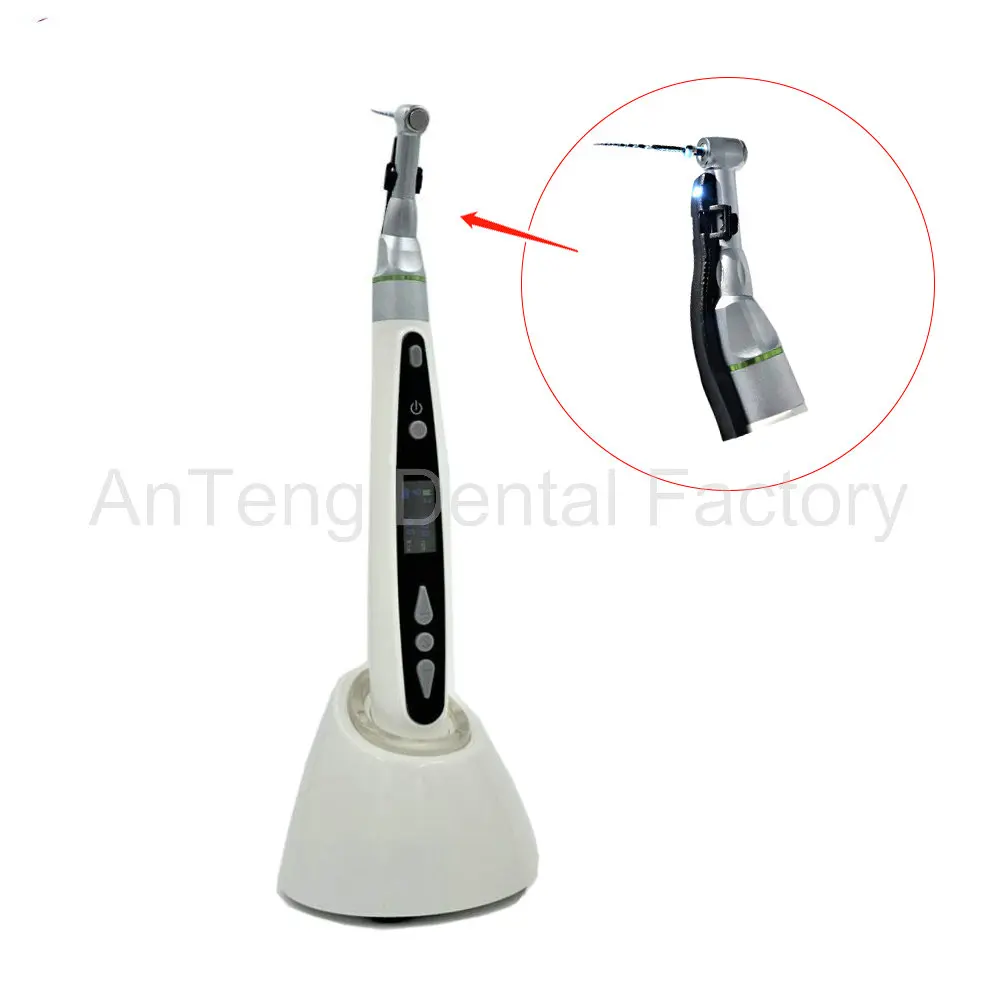 

Dental 16:1 Reduction Contra Angle Push Head for Cordless Endodontic Endo Motor Teeth Whitening