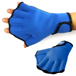 Новый 1 пара Paddle тренировочные перчатки без пальцев Сфера перепончатые Плавание Перчатки Серфинг Плавание ming спортивные