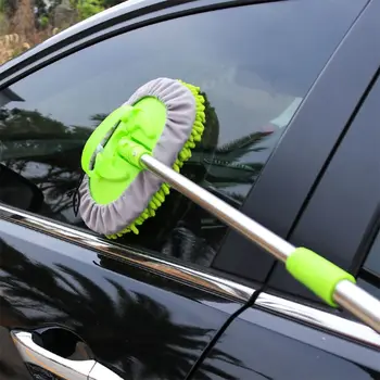 

Retractable Three-Section Chenille Car Wash Mop Wax Tow Dust Scorpion Cleaning Car Cleaning Car Wash Tools Car Supplies #719