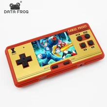 Data Frog video game Portable Handheld console Built-in 638 games retro mini game best gift for child support AV out