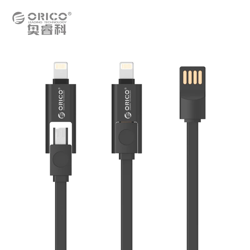 ORICO Micro USB Charger Cable with Lightning Data Sync Cable for iPhone iPad Samsung Xiaomi Huawei