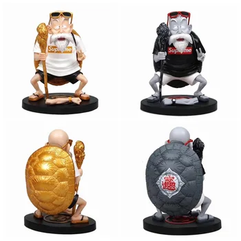 

Dragon Ball Z Master Roshi Kame Sennin Action Figure Toys For Children Black White Brinquedos DBZ Kid Doll Juguetes Anime Figure