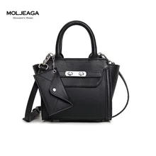 MOLJEAGA Mujeres de la Marca de Bloqueo de Cuero Nobuck Bolsos Trapeze Bolsa de Señoras de La Manera Famosa Marca de Bolsos de Lujo Bolsos de Hombro Portátil