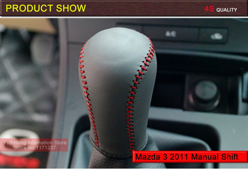 Yuji-Hong автомобильный чехол для Mazda 3 2011 ручные воротники из натуральной кожи прошитый вручную чехол