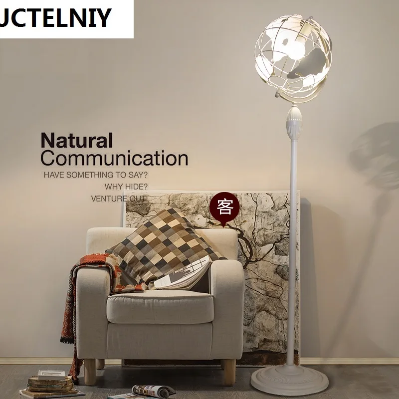 

Modern brief led floor lamp ofhead eye iron lamp Europe type style globe lamp
