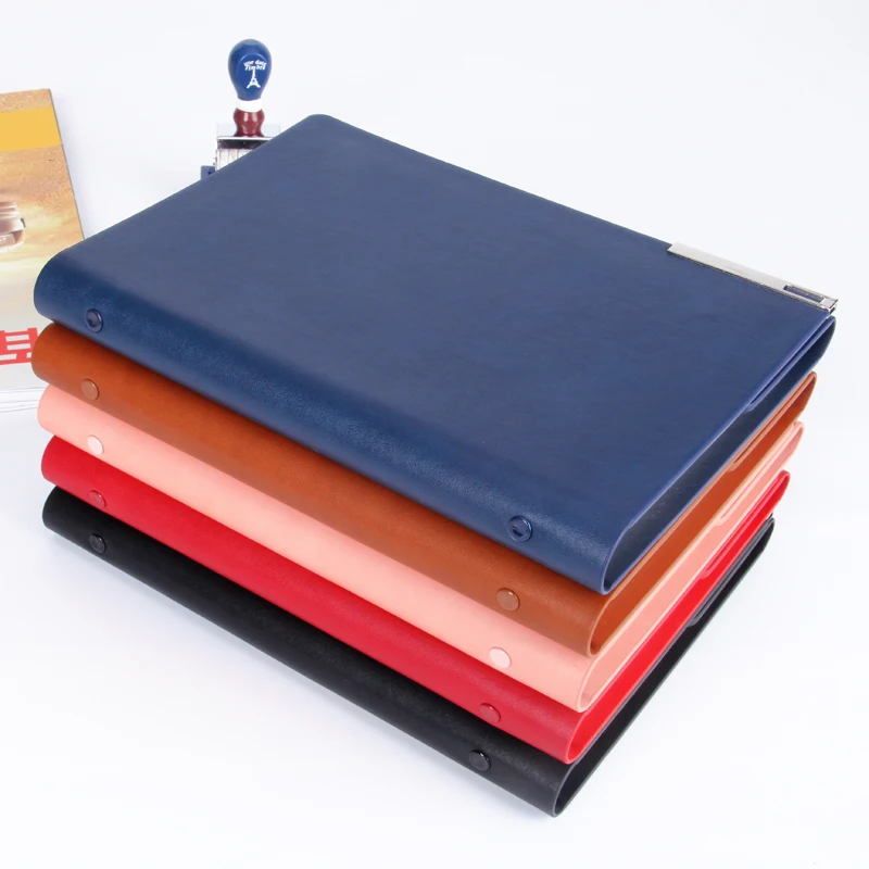 Pu Leather Loose Leaf Notebook Journal ring binder calendar agenda Clip planner Custom Logo Metal Buckle Magnet diary Pu Leather Loose Leaf Notebook Journal ring binder calendar agenda Clip planner Custom Logo Metal Buckle Magnet diary