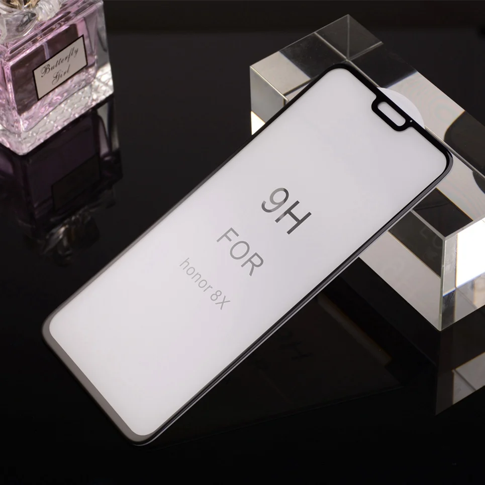 Tempered Glass For Huawei Honor 8X 5D 9H Full Cover Glass For Huawei Honor 8C P20 Lite P10 P Smart Nova 3 3i Screen Protector 3D (3)