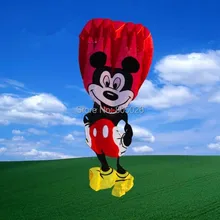 Высокое качество, Микки Маус, мягкий воздушный змей, китайские воздушные змеи, Тинкер, с ручкой, легко управляемые, летающие, высокие, уличные игрушки
