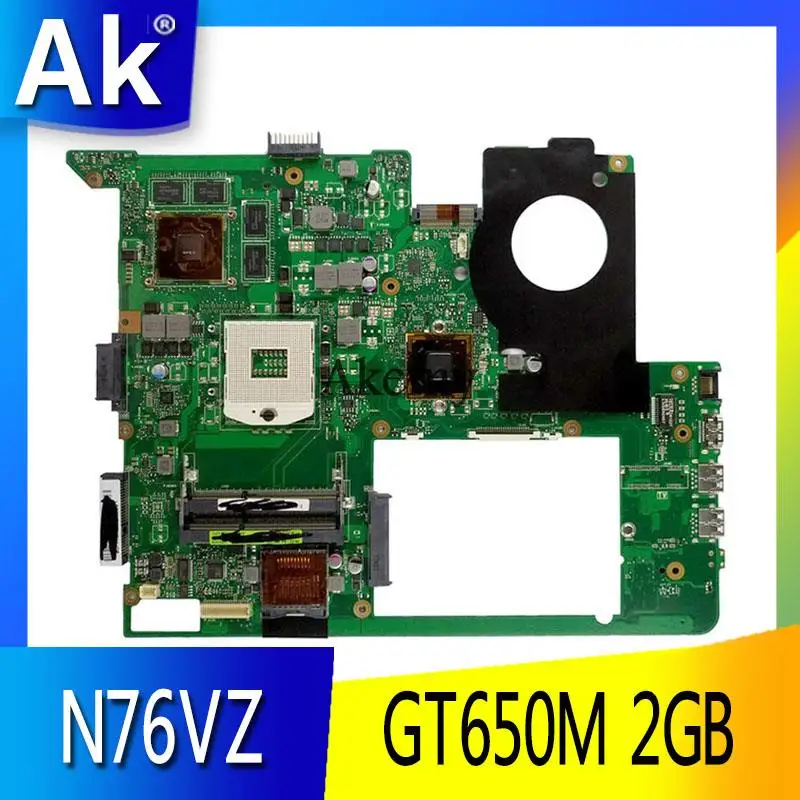 Ak N76VZ Laptop Moederbord Voor Asus N76VZ N76VM N76VJ N76V Test Originele Moederbord GT650M/GT740M 2 Gb HM76 Ak N76VZ Laptop Moederbord Voor Asus N76VZ N76VM N76VJ N76V Test Originele Moederbord GT650M/GT740M 2 Gb HM76