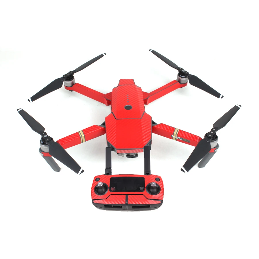 Waterdichte Drone Decoratieve Sticker Decal Skin Wrap Cover Voor Dji Mavic Pro Rood Cover For Cover Coverscover Skin Aliexpress