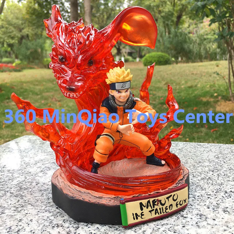 

Naruto Uzumaki Naruto Nine Tailed Fox Ver. GK Statue PVC Action Figure Collectible Model Toy Boxed WU1023