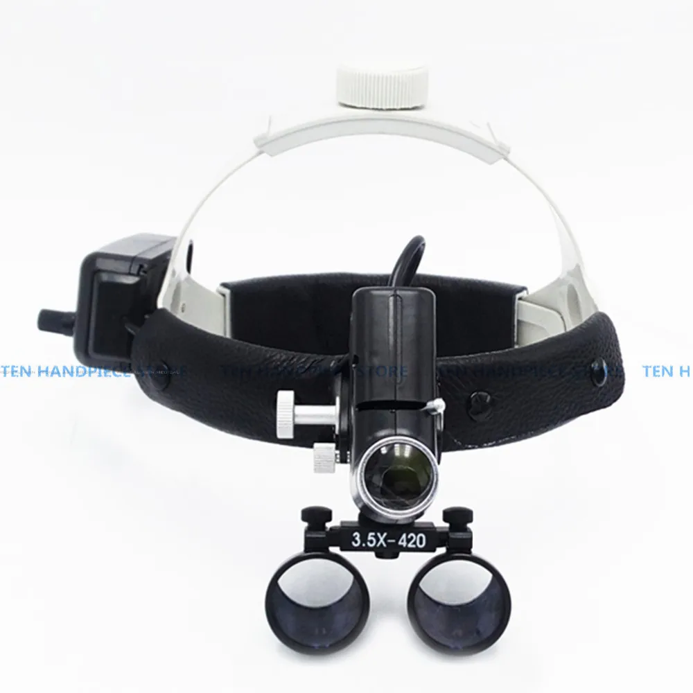 2018 new 3.5X magnifier high intensity led light dental loupe surgeon