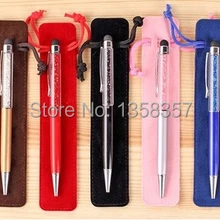 3,5*17 см Бархатный ювелирный мешочек Бархатный мешочек замшевый чехол для ручки записывающая ручка мешочек губная помада мешочек для украшений